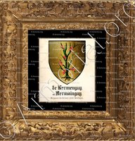 cadre-ancien-or-de KERMENGUY ou KERMAINGUY_Seigneur du dit lieu, 1338. Bretagne._France