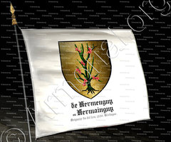 drapeau-de KERMENGUY ou KERMAINGUY_Seigneur du dit lieu, 1338. Bretagne._France