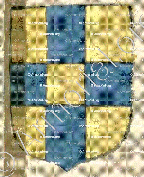 GENTY (La Rochelle)_Blason enregistré sous le règne de Louis XIV._France