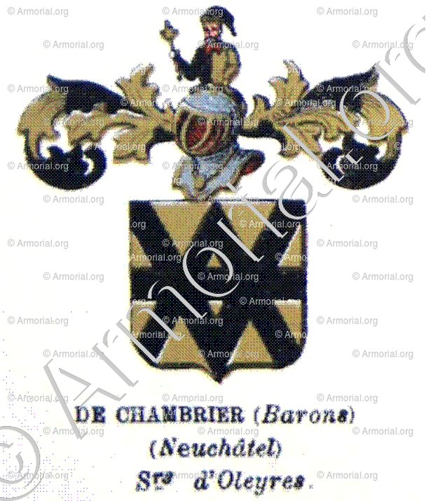 de CHAMBRIER d'Oleyres (Barons)_Neuchâtel,_Suisse +