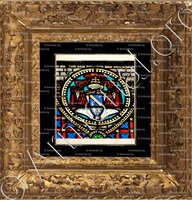 cadre-ancien-or-DONNET_Vitrail. Eglise de Reignac de Blaye (Gironde)_France