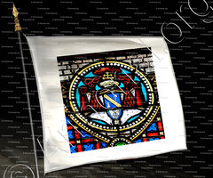 drapeau-DONNET_Vitrail. Eglise de Reignac de Blaye (Gironde)_France