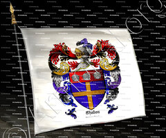 drapeau-CHABOU ou CHABO_Nantouin. Dauphiné._France ()