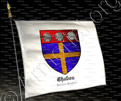 drapeau-CHABOU ou CHABO_Nantouin. Dauphiné._France