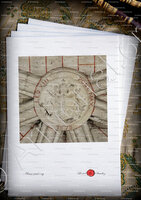 velin-d-Arches-LEO XIII_ Armes épiscopales de Léon XIII. Eglise de Reignac de Blaye (Gironde)_France