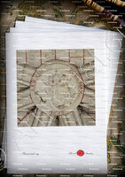 velin-d-Arches-LÉON XIII_ Armes épiscopales de Léon XIII (Pecci). Eglise de Reignac de Blaye (Gironde)_France