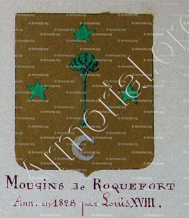 MOUGINS de ROQUEFORT_Armorial Nice. (J. Casal, 1903) (Bibl. mun. de Nice)_France (i)