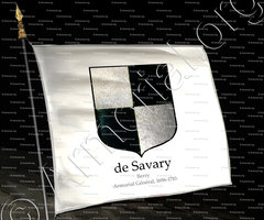 drapeau-de SAVARY_Berry, Bourges, 1696._France.