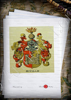 velin-d-Arches-MIVILLE_Wappenbuch der Stadt Basel . B.Meyer Knaus 1880_Schweiz 