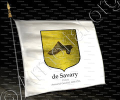 drapeau-de SAVARY_Poitou, 1696._France