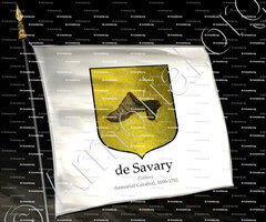 drapeau-de SAVARY_Poitou, 1696._France