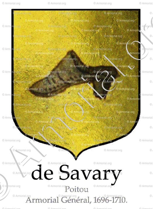 de SAVARY_Poitou, 1696._France
