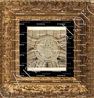 cadre-ancien-or-PECCI_ Armes épiscopales de Léon XIII (Pecci). Eglise de Reignac de Blaye (Gironde)_France