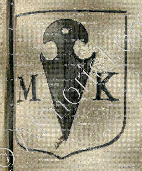 CUSTER_Blason enregistré sous le règne de Louis XIV_France