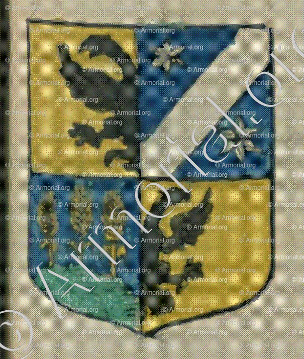 La Seigneurie d'Ichtratzheim (Alsace)_Blason enregistré sous le règne de Louis XIV_France 