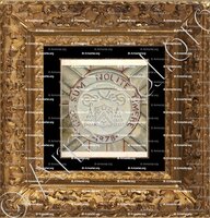 cadre-ancien-or-ROULLET de LA BOUILLERIE_ Clé de voute. Eglise de Reignac de Blaye (Gironde)_France