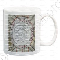 mug-ROULLET de LA BOUILLERIE_ Clé de voute. Eglise de Reignac de Blaye (Gironde)_France