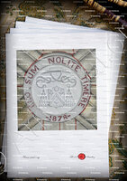 velin-d-Arches-ROULLET de LA BOUILLERIE_ Clé de voute. Eglise de Reignac de Blaye (Gironde)_France