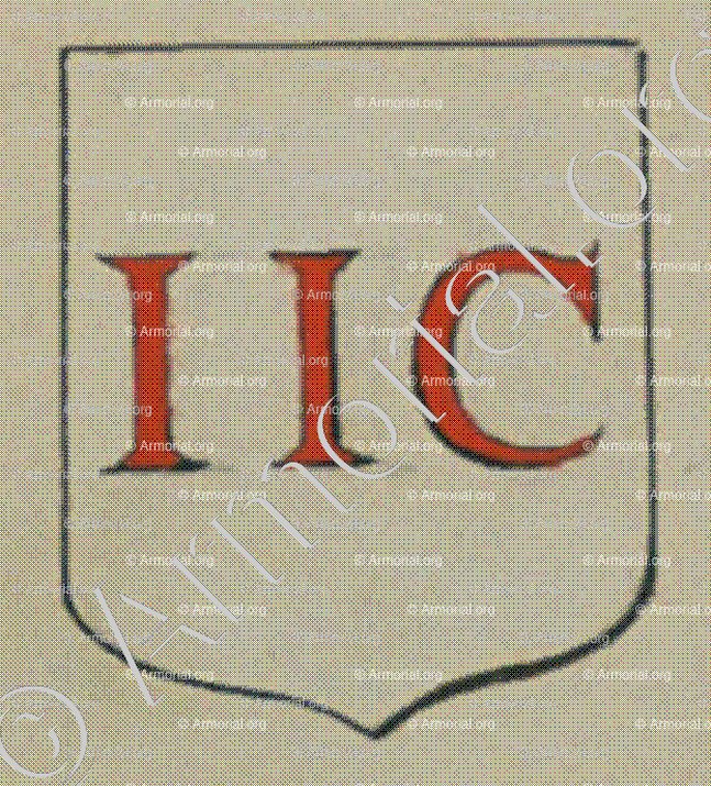 CUSTOR_Blason enregistré sous le règne de Louis XIV_France