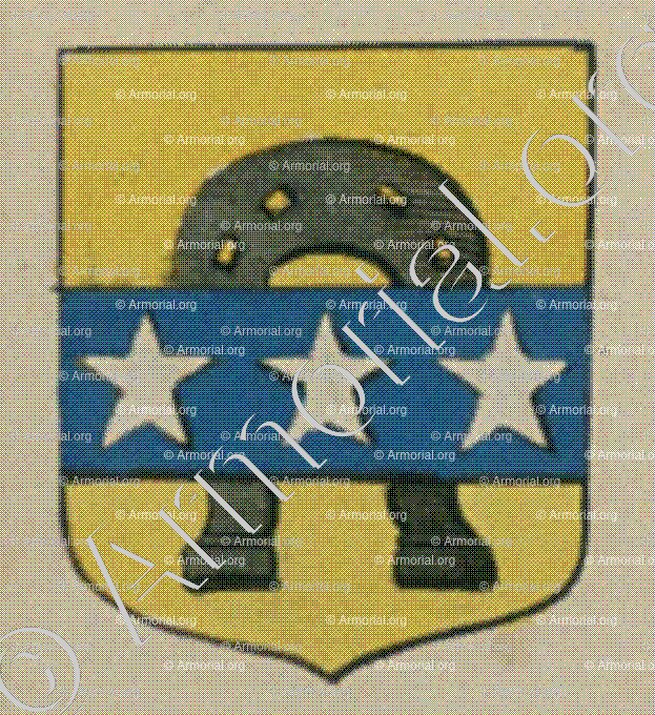 La Seigneurie d'Isenheim (Alsace)_Blason enregistré sous le règne de Louis XIV_France 