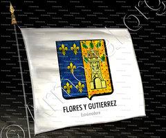 drapeau-FLORES Y GUTIERREZ_Estrémadure.-Espagne