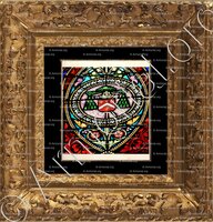 cadre-ancien-or-ROULLET de LA BOUILLERIE_Vitrail. Eglise de Reignac de Blaye (Gironde)_France