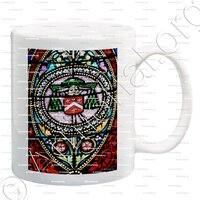 mug-ROULLET de LA BOUILLERIE_Vitrail. Eglise de Reignac de Blaye (Gironde)_France