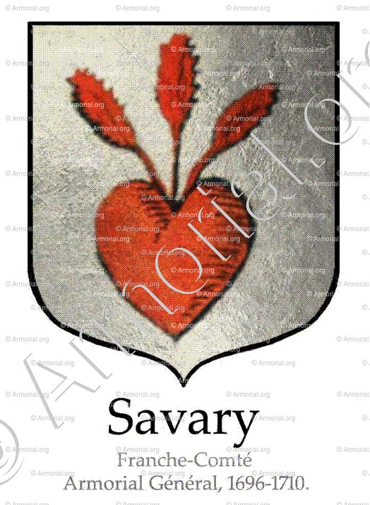 SAVARY_Franche-Comté, 1696._France