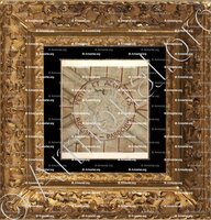 cadre-ancien-or-ROUSSET_Clé de voûte sculptée. Eglise de Reignac de Blaye (Gironde)_France +++