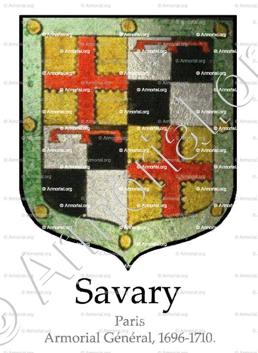 SAVARY_Paris, 1696._France