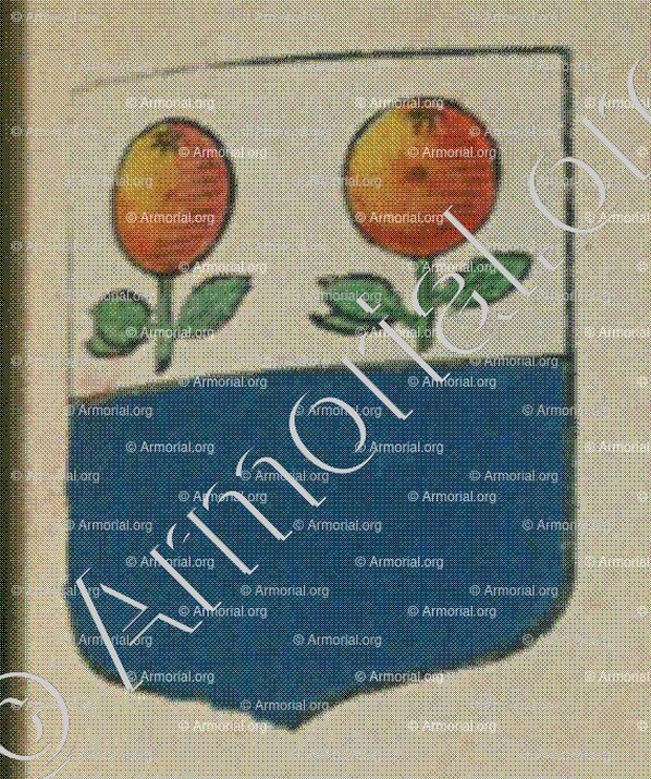 HOLZAPEL de HERXHEIM (Alsace)_Blason enregistré sous le règne de Louis XIV_France 