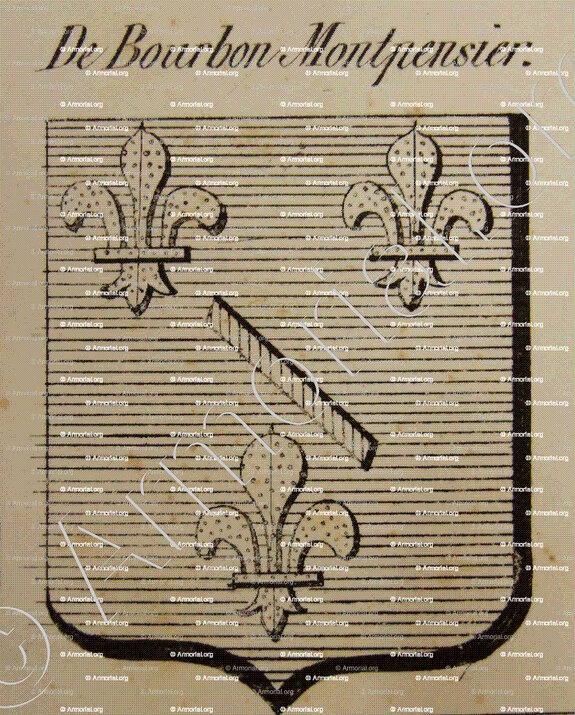 DE BOURBON MONTPENSIER_Auvergne_France