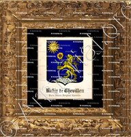 cadre-ancien-or-RADIX de CHEVILLON_Paris, Savoie, Dauphiné, Lyonnais._France
