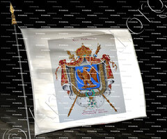 drapeau-NAPOLEON Ier_Armorial Nice. (J. Casal, 1903) (Bibl. mun. de Nice)._France 