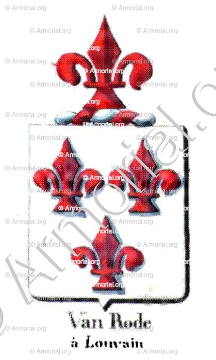 VAN RODE_Armorial royal des Pays-Bas_Europe