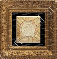 cadre-ancien-or-EGO SUM NOLITE TIMERE_ Armes Roullet de La Bouillerie. Eglise de Reignac de Blaye (Gironde)_France