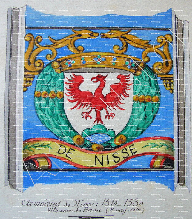 NICAEA 1510-1530 et Ancien Comté de Nice_Armorial Nice. (J. Casal, 1903) (Bibl. mun. de Nice)._France 
