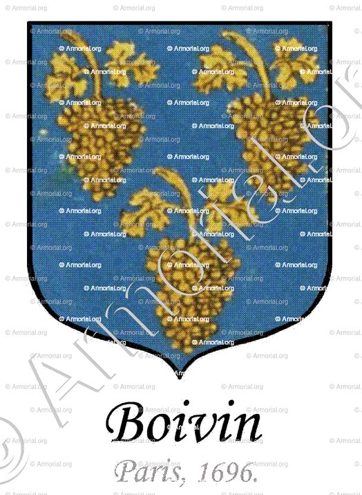 BOIVIN_Paris,1696._France