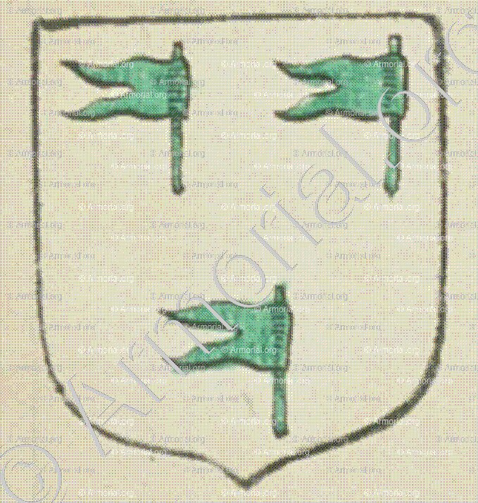 GIRET (La Rochelle)_Blason enregistré sous le règne de Louis XIV._France