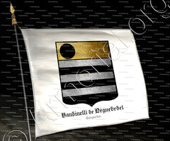 drapeau-BANDINELLI DE NÉGUEBEDEL_Languedoc_France ()