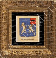 cadre-ancien-or-FOUQUET DE FLAMMARE_Noblesse d'Empire._France