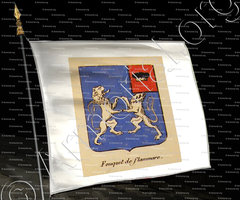 drapeau-FOUQUET DE FLAMMARE_Noblesse d'Empire._France