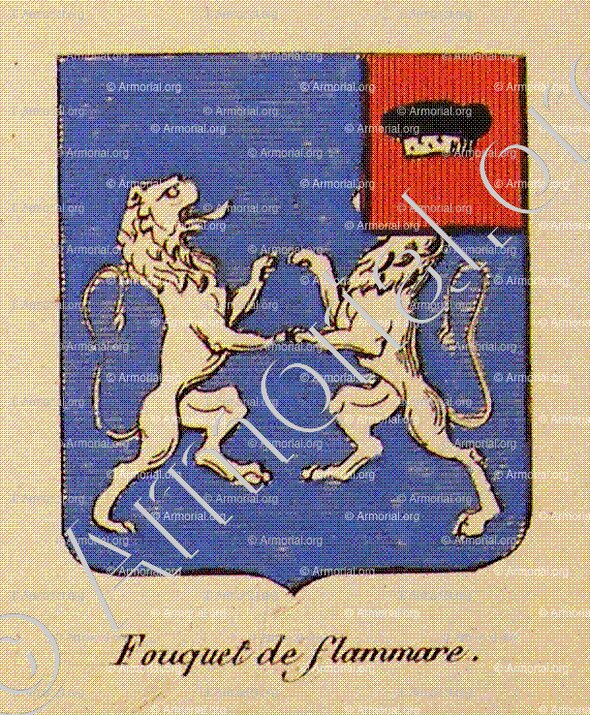 FOUQUET DE FLAMMARE_Noblesse d'Empire._France