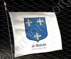 drapeau-de BOIVIN_Normandie, 1696._France