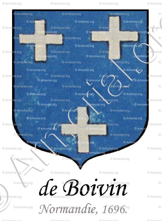 de BOIVIN_Normandie, 1696._France