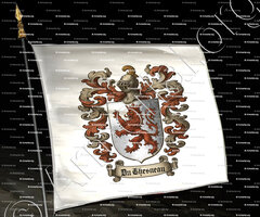 drapeau-DU CHESNEAU_Anjou_France