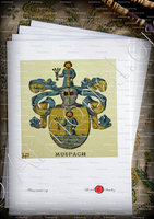 velin-d-Arches-MUSPACH_Wappenbuch der Stadt Basel . B.Meyer Knaus 1880_Schweiz 