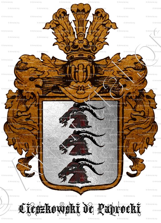 CIESZKOWSKI de PAPROCKI_Voïvode de Cracovie, voïvodie Podlasie et Mazowsze, 1106 et 1120._Pologne