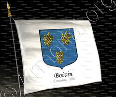 drapeau-BOIVIN_Touraine, 1696._France