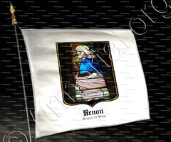 drapeau-RENOU_Donateur. Eglise de Reignac de Blaye (Gironde)_France ()